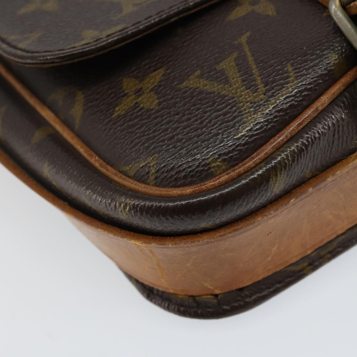 LOUIS VUITTON Monogram Cartouchiere PM Bag Vintage M51254 LV Auth 141964
