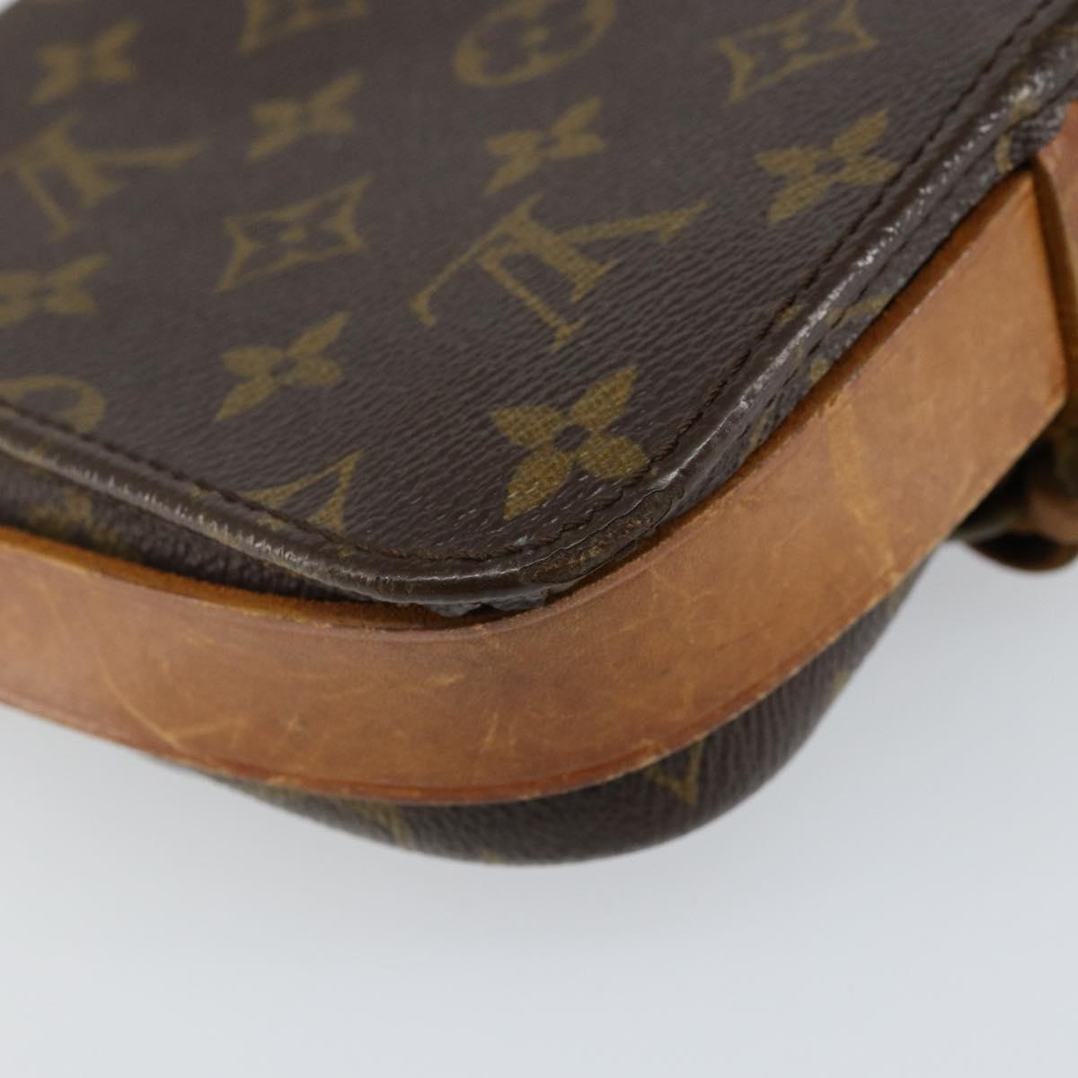 LOUIS VUITTON Monogram Cartouchiere PM Bag Vintage M51254 LV Auth 141964