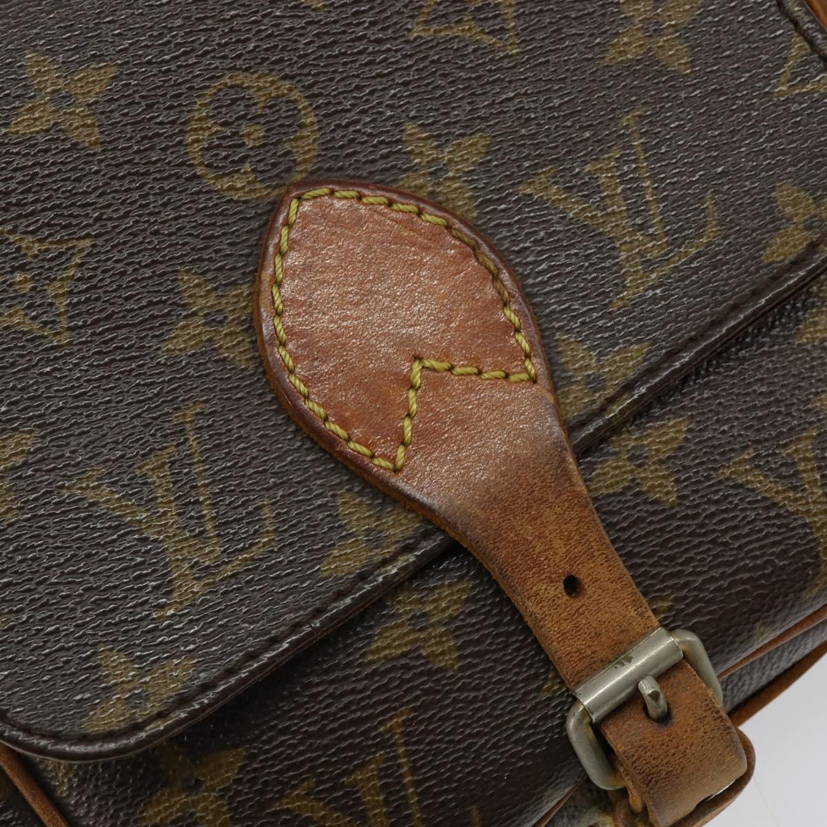 LOUIS VUITTON Monogram Cartouchiere PM Bag Vintage M51254 LV Auth 141964