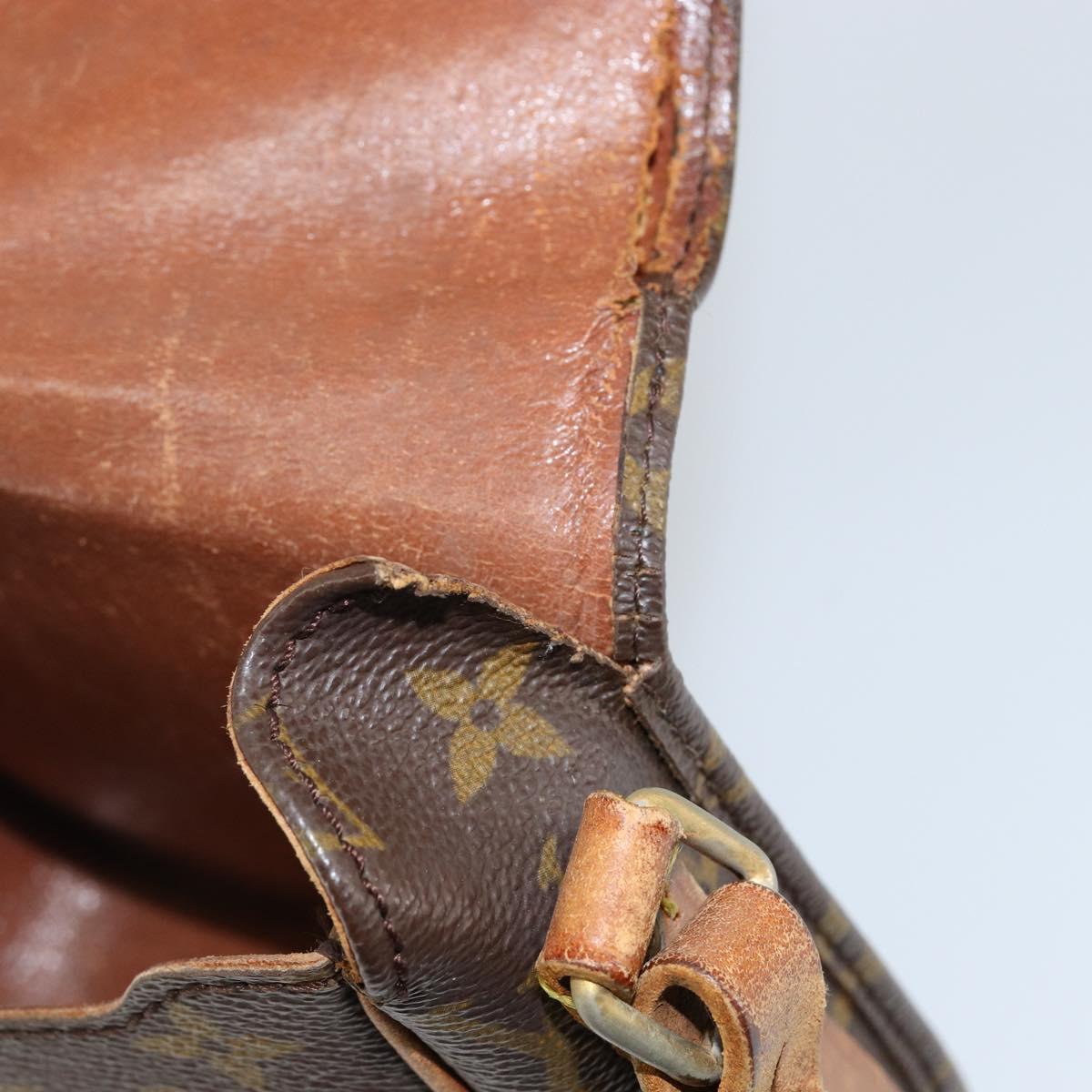 LOUIS VUITTON Monogram Cartouchiere PM Bag Vintage M51254 LV Auth 141964