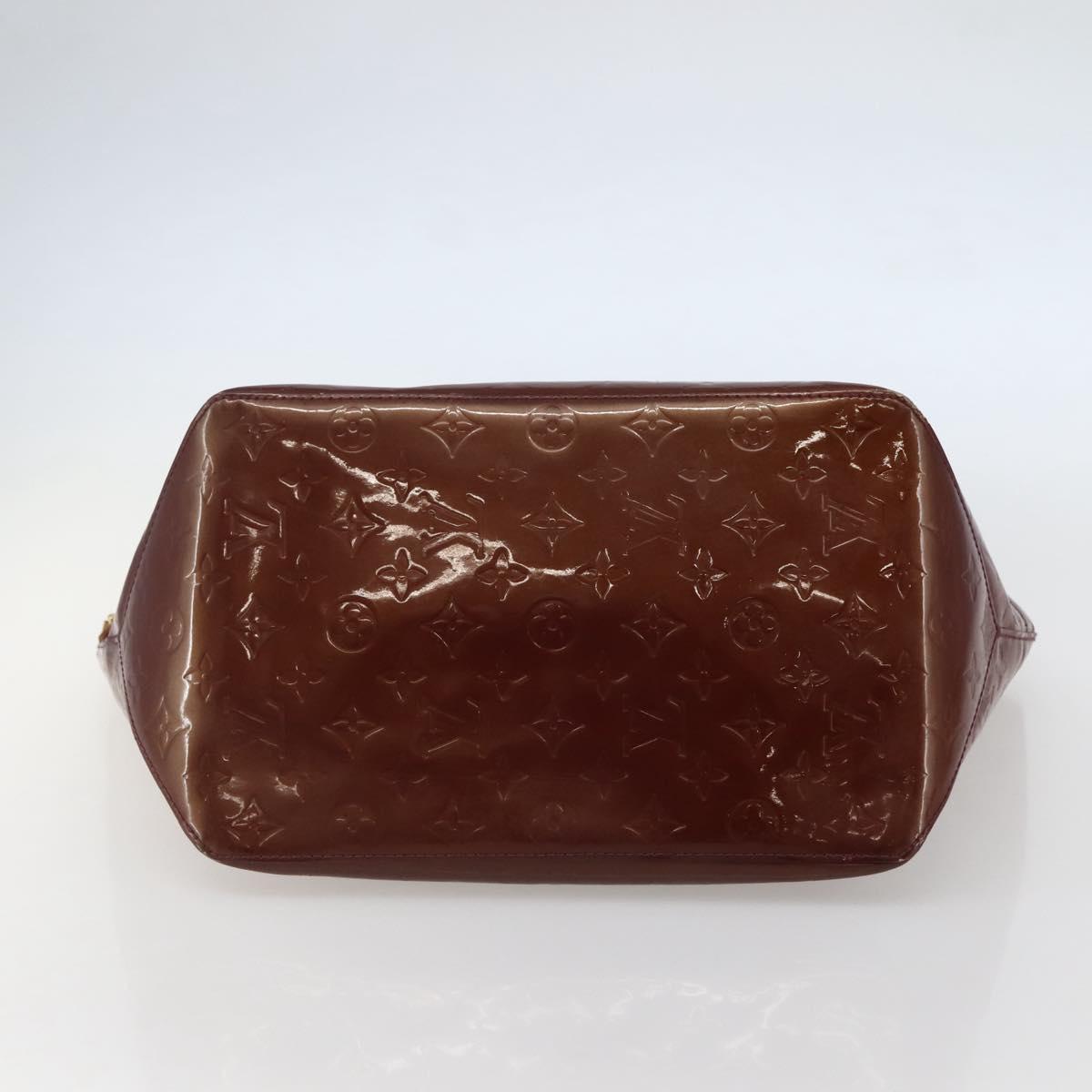 LOUIS VUITTON Monogram Vernis Bellevue GM Tote Bag Violet M93588 LV Auth 141965