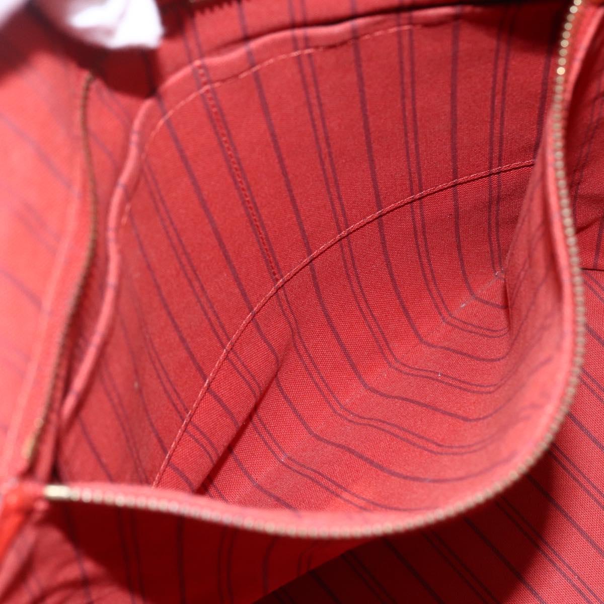 LOUIS VUITTON Monogram Empreinte Citadines PM Bag Orange M40556 LV Auth 141975