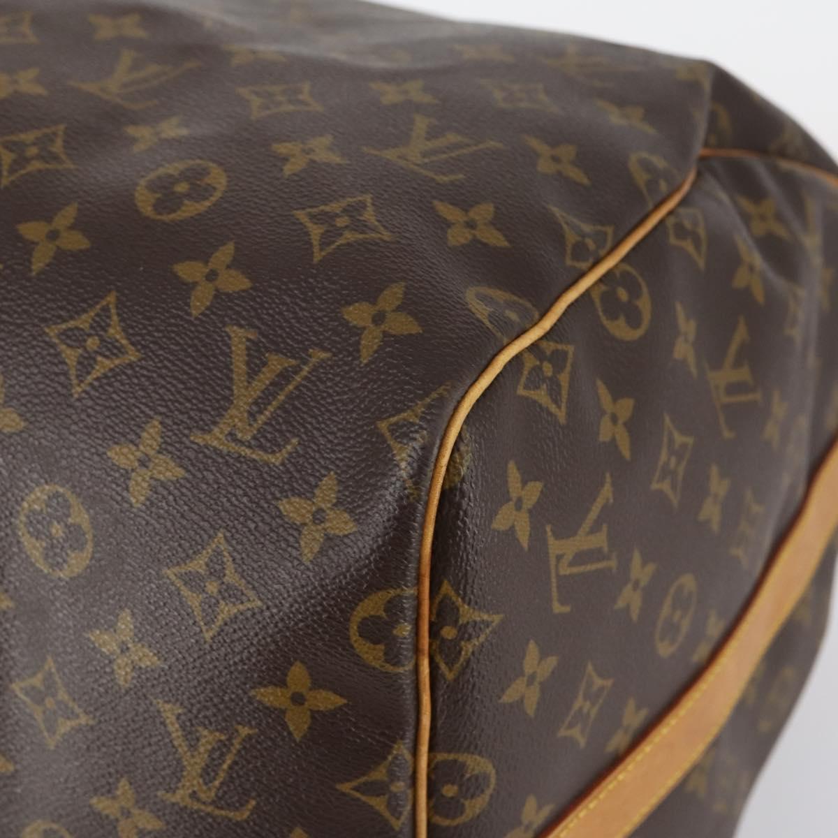 LOUIS VUITTON Monogram Keepall Bandouliere 55 Boston Bag M41414 LV Auth 141999
