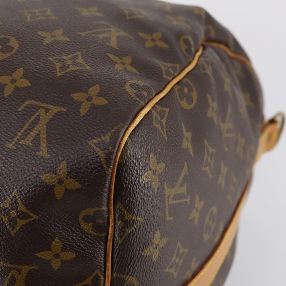 LOUIS VUITTON Monogram Keepall Bandouliere 55 Boston Bag M41414 LV Auth 141999
