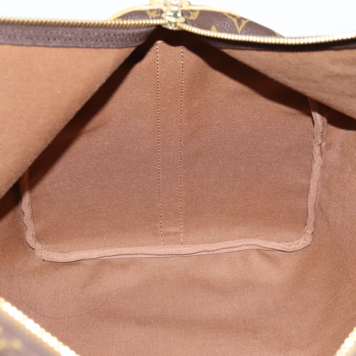 LOUIS VUITTON Monogram Keepall Bandouliere 55 Boston Bag M41414 LV Auth 141999