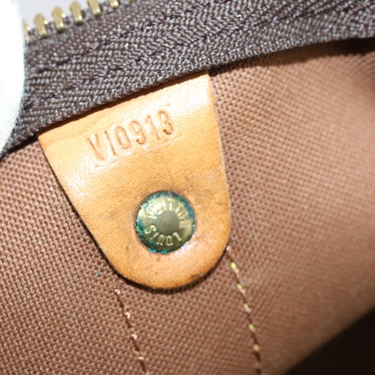 LOUIS VUITTON Monogram Keepall Bandouliere 55 Boston Bag M41414 LV Auth 141999