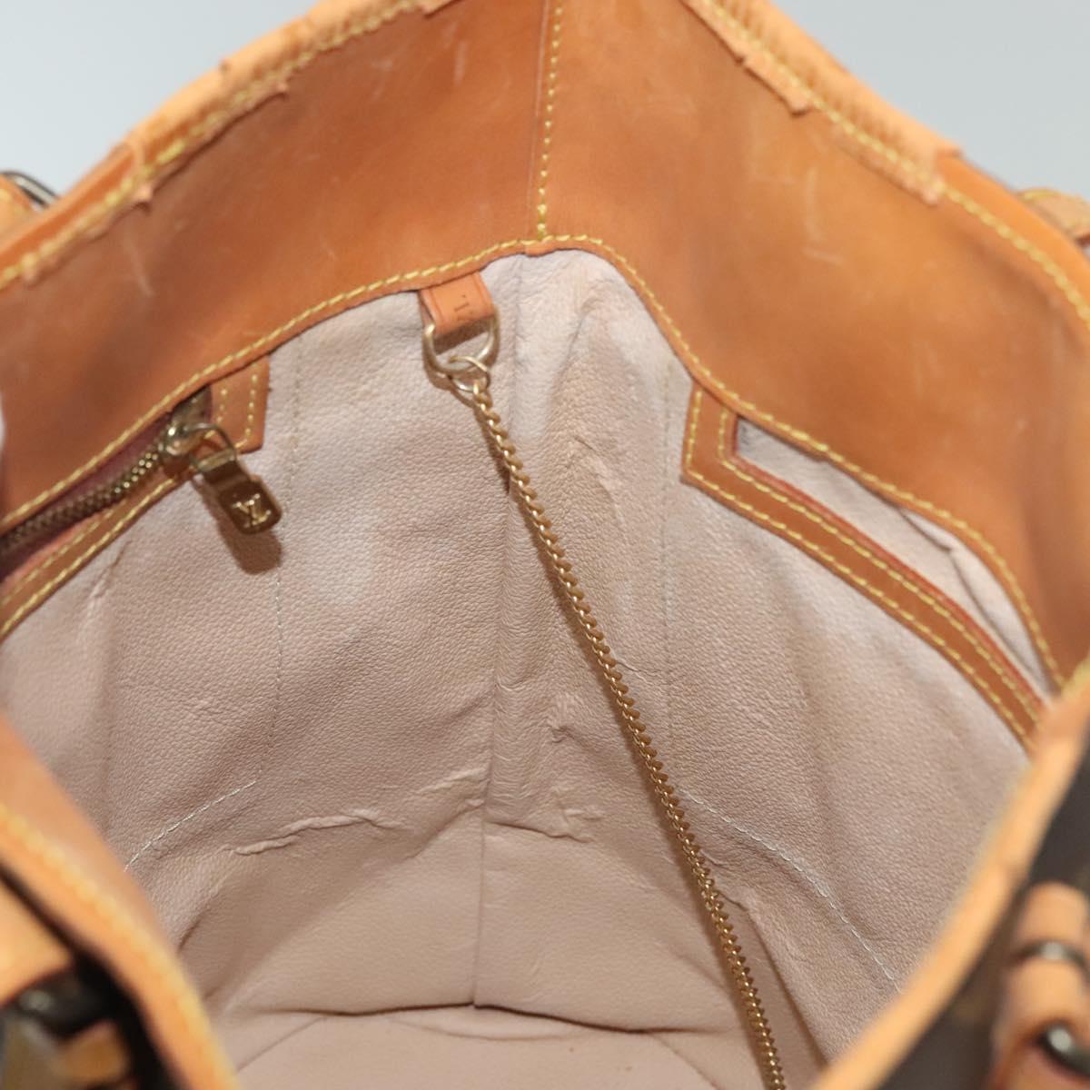 LOUIS VUITTON Monogram Bucket GM Shoulder Bag Vintage M42236 LV Auth 142001