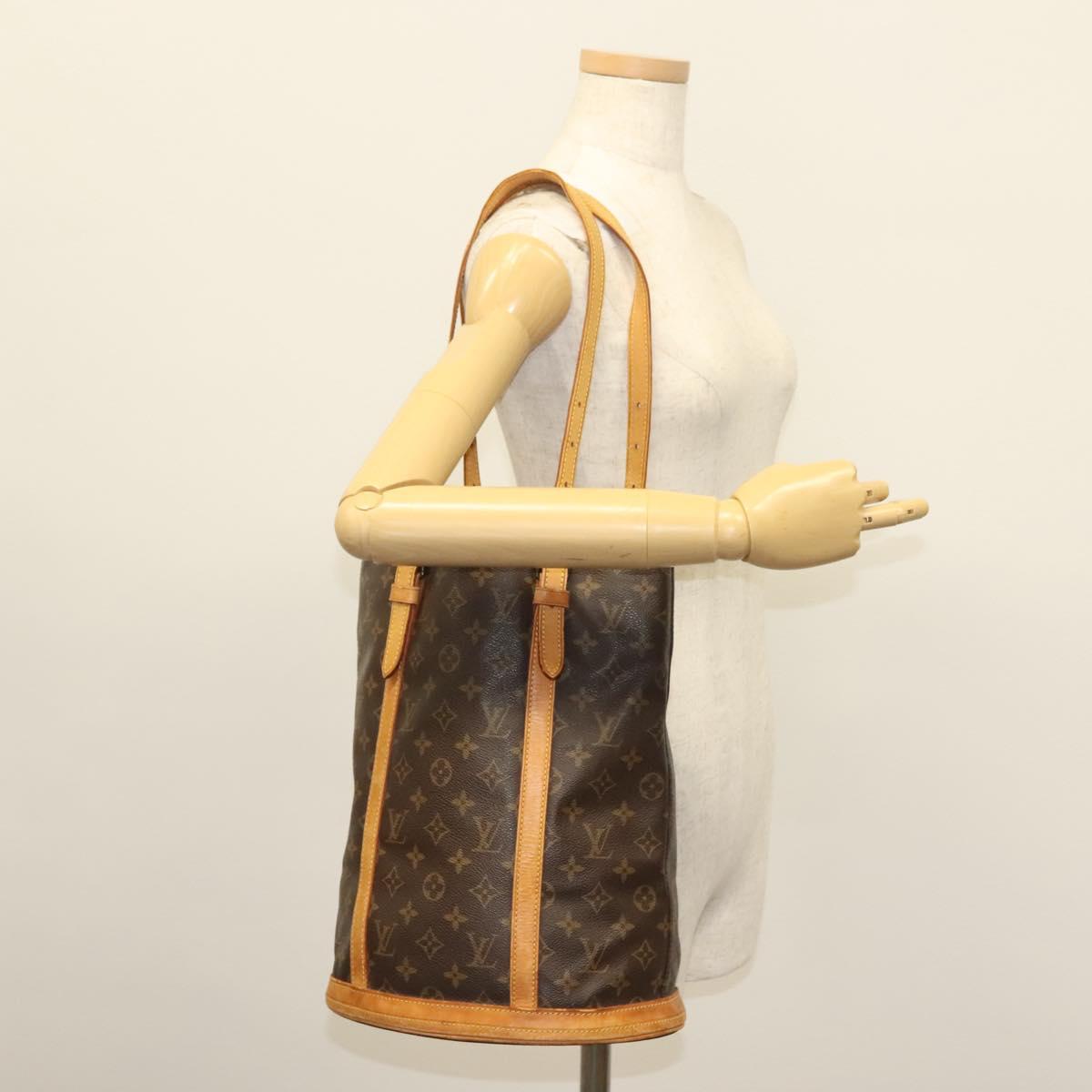 LOUIS VUITTON Monogram Bucket GM Shoulder Bag Vintage M42236 LV Auth 142001