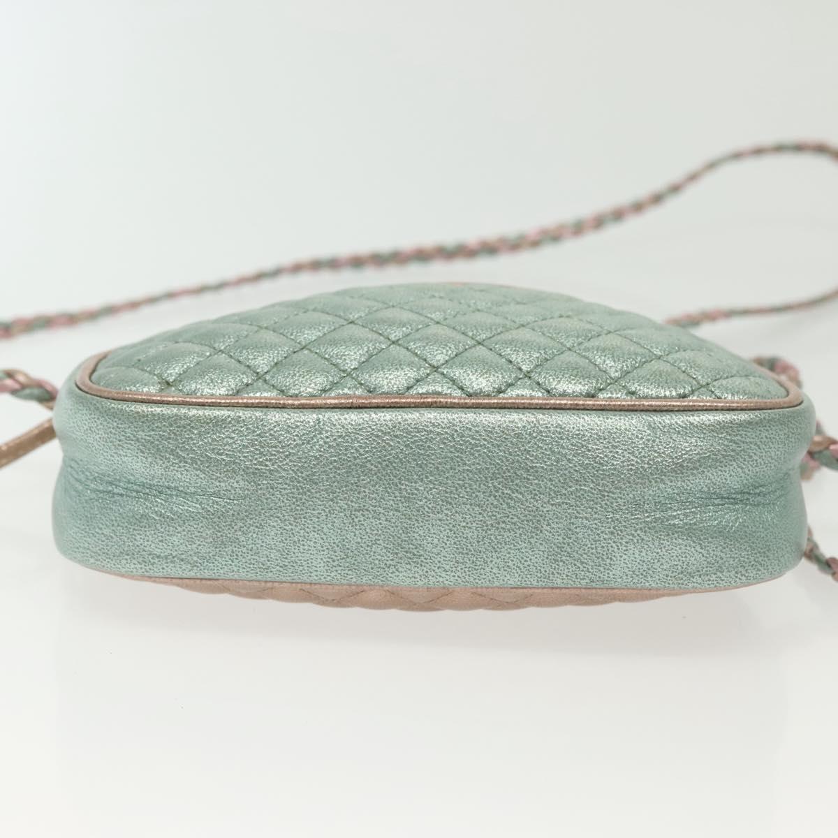 GUCCI Zumi Shoulder Bag Leather Multicolor gold Auth 142011