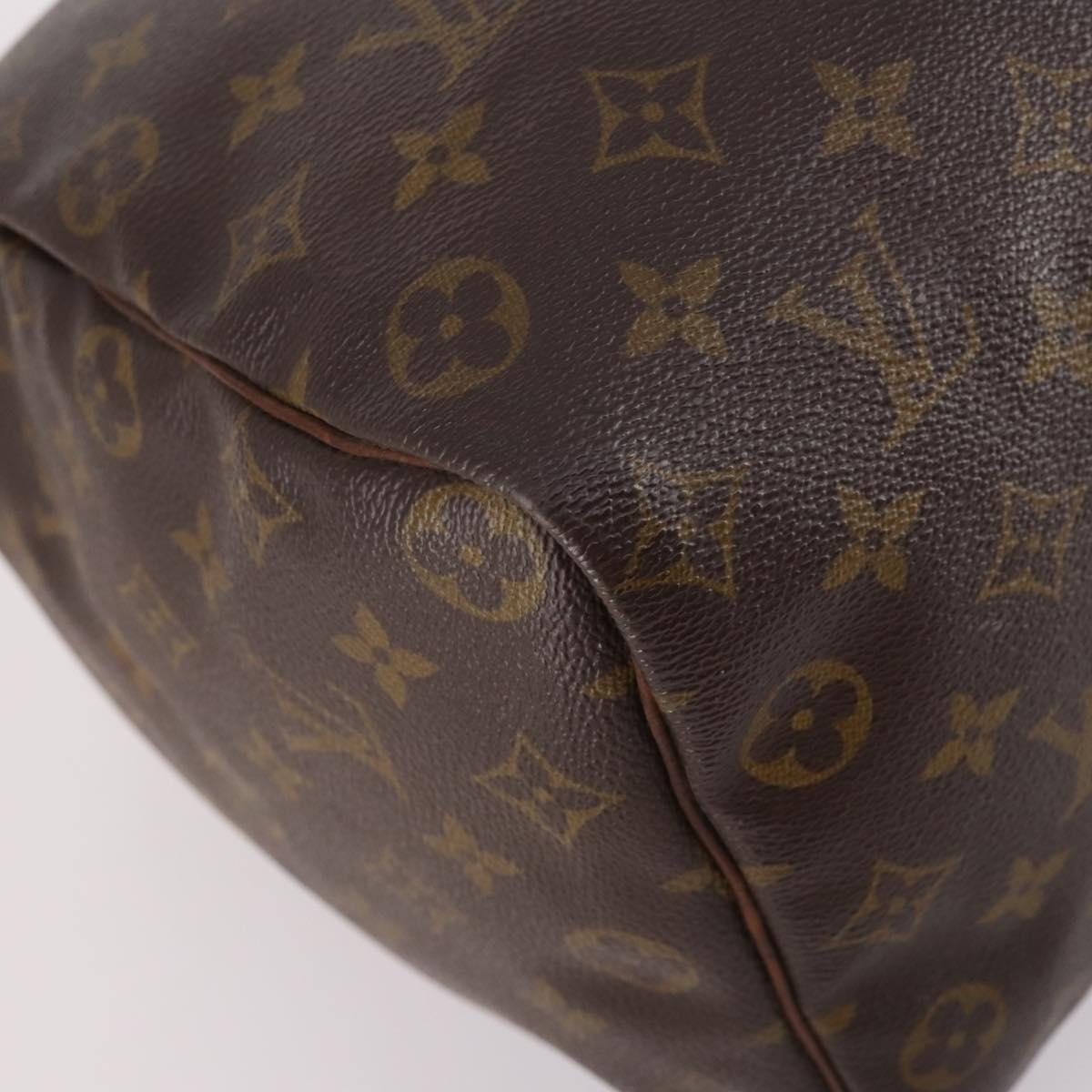 LOUIS VUITTON Monogram Speedy 35 Hand Bag M41524 LV Auth 142032