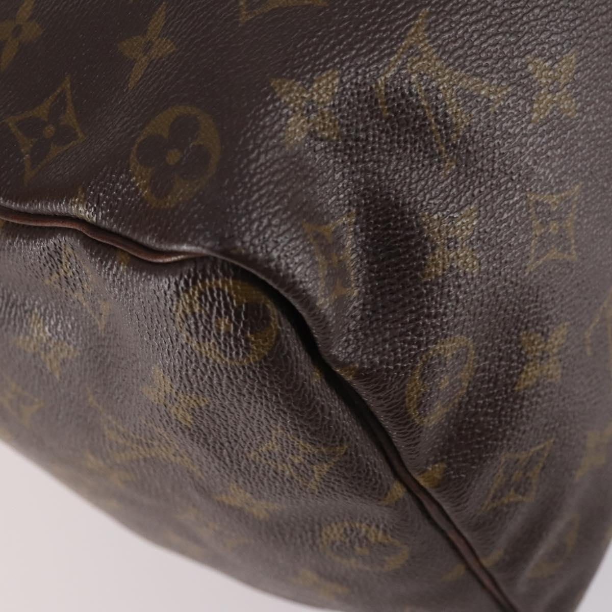 LOUIS VUITTON Monogram Speedy 35 Hand Bag M41524 LV Auth 142032