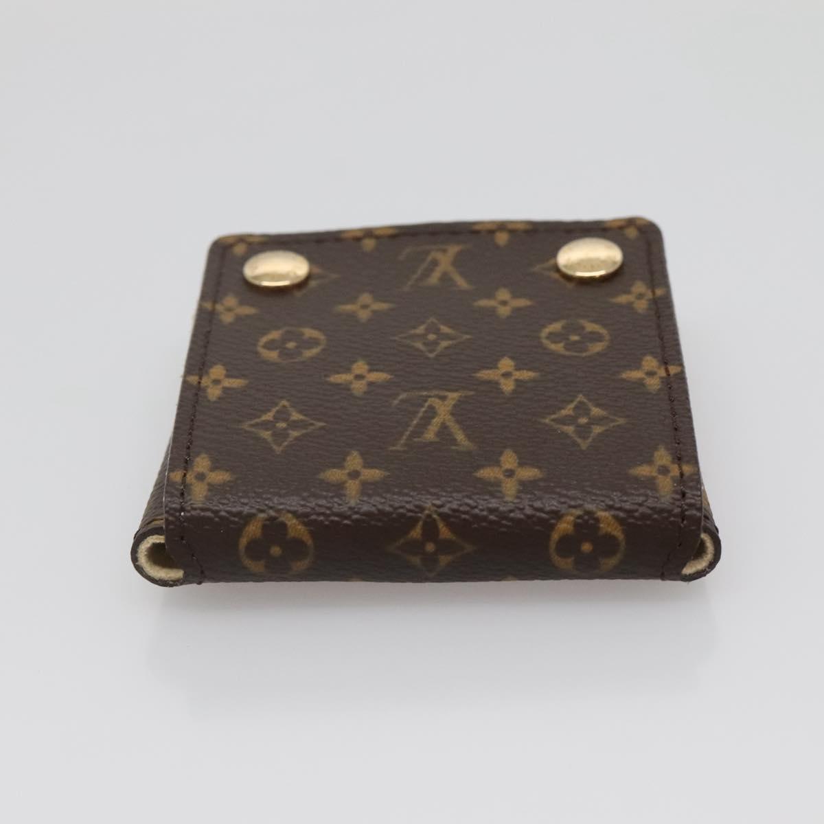 LOUIS VUITTON Monogram Jewelry Case Jewelry Box LV Auth 142037