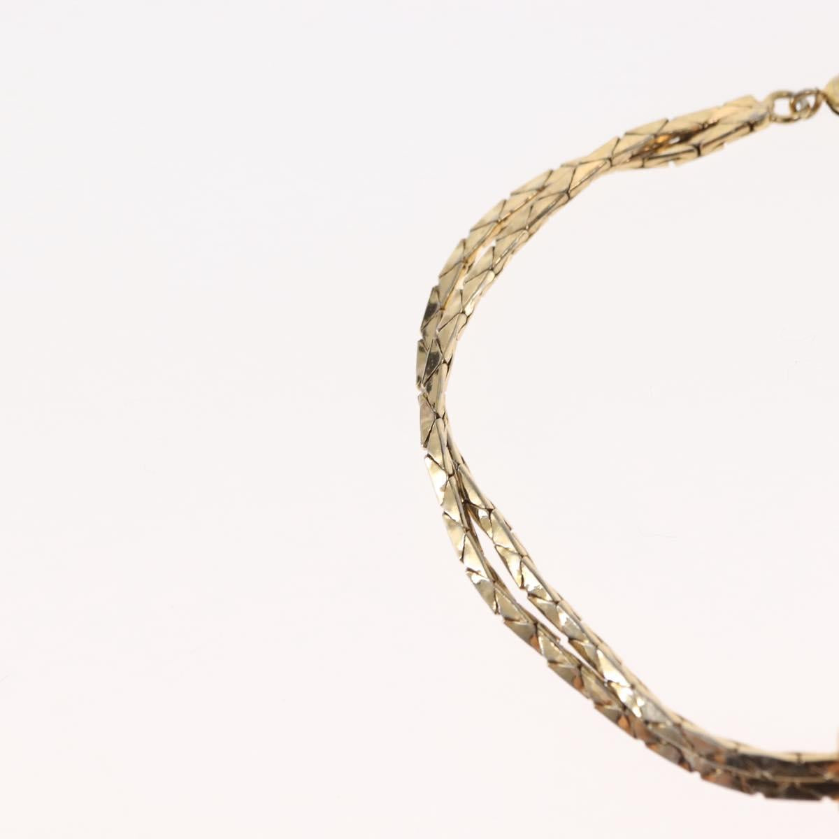 Christian Dior Necklace metal 2Set Silver Gold Auth 142064