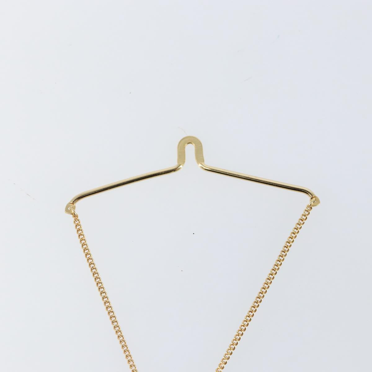 Christian Dior Necktie Chain metal Gold Auth 142066