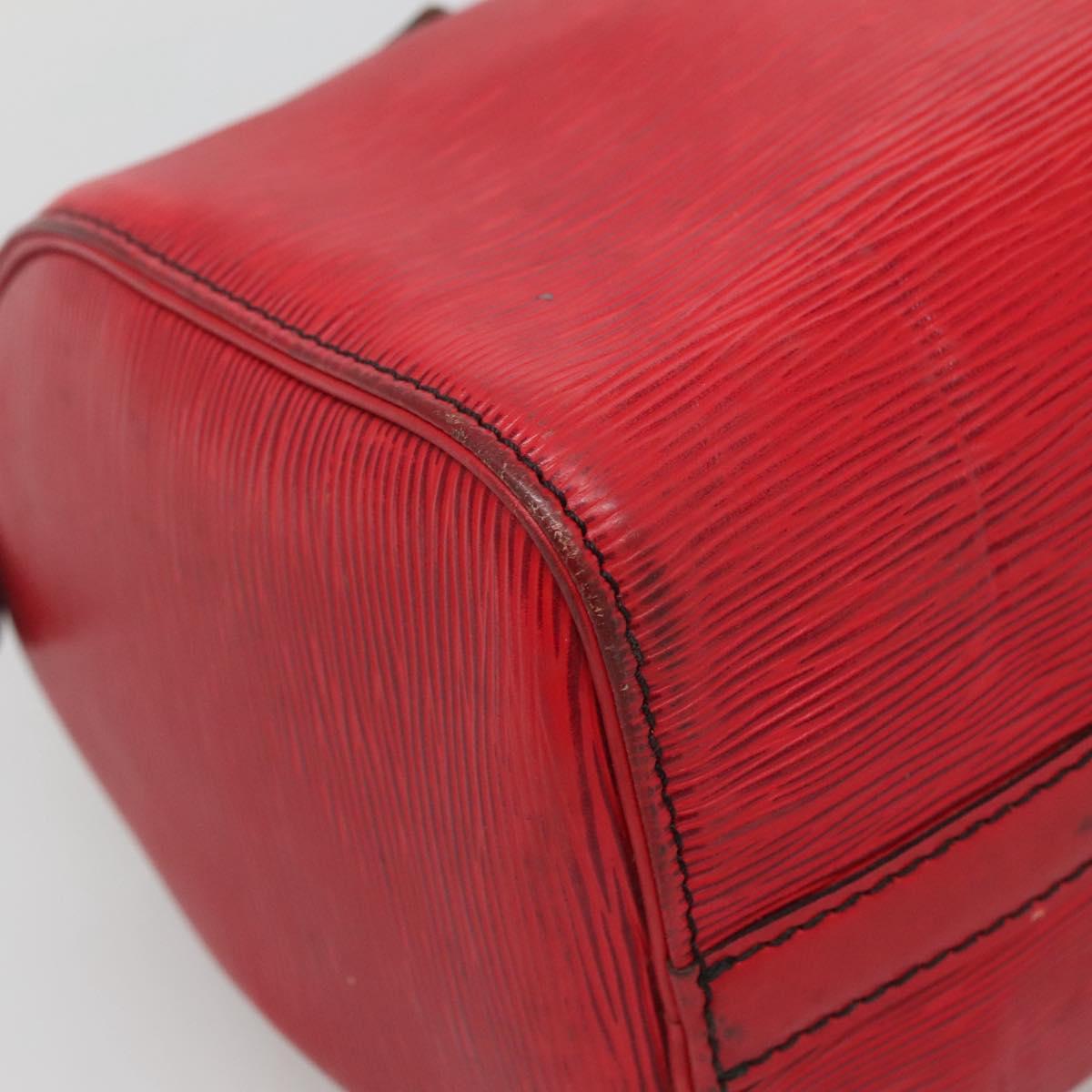 LOUIS VUITTON Epi Speedy 25 Hand Bag Castilian Red M43017 LV Auth 142129