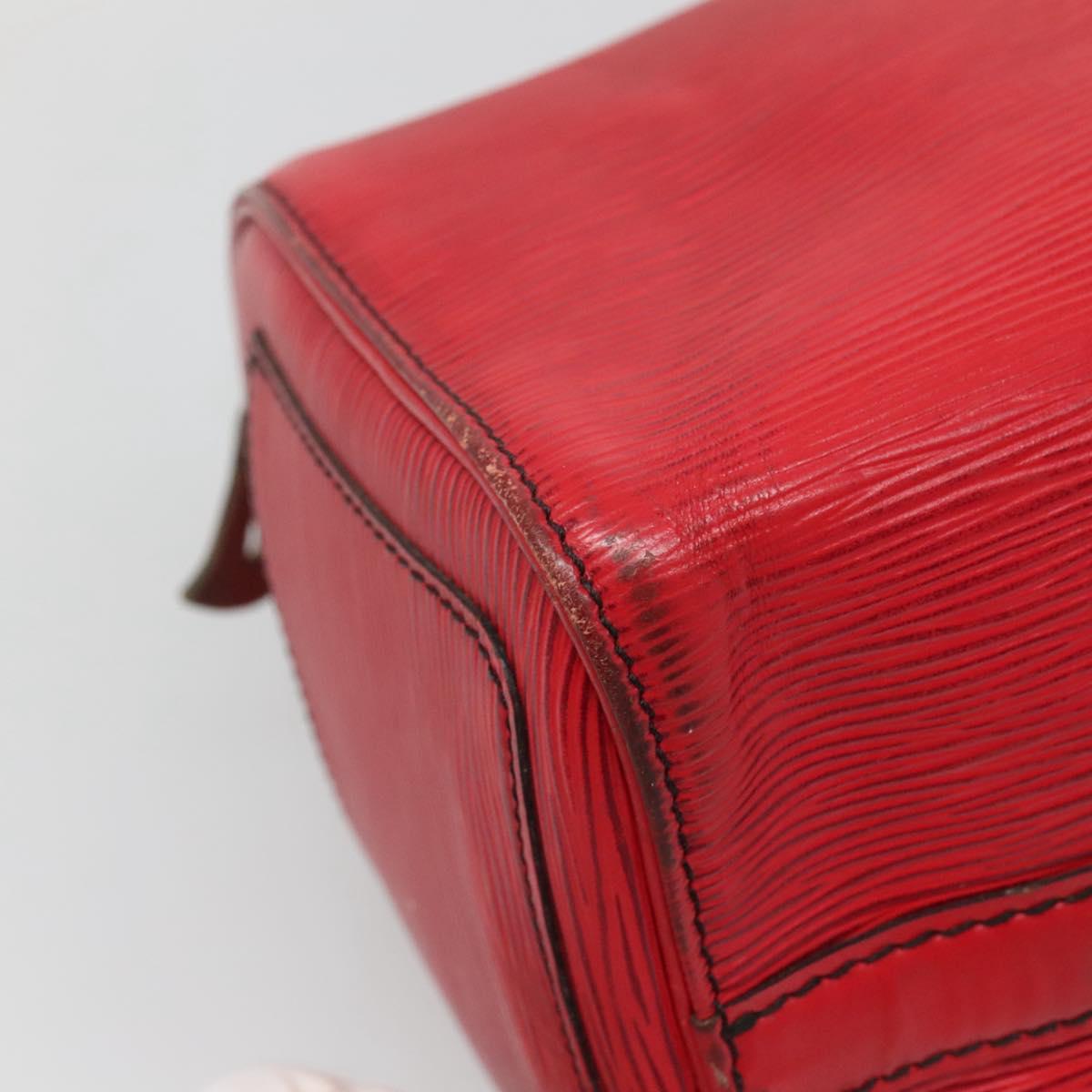LOUIS VUITTON Epi Speedy 25 Hand Bag Castilian Red M43017 LV Auth 142129