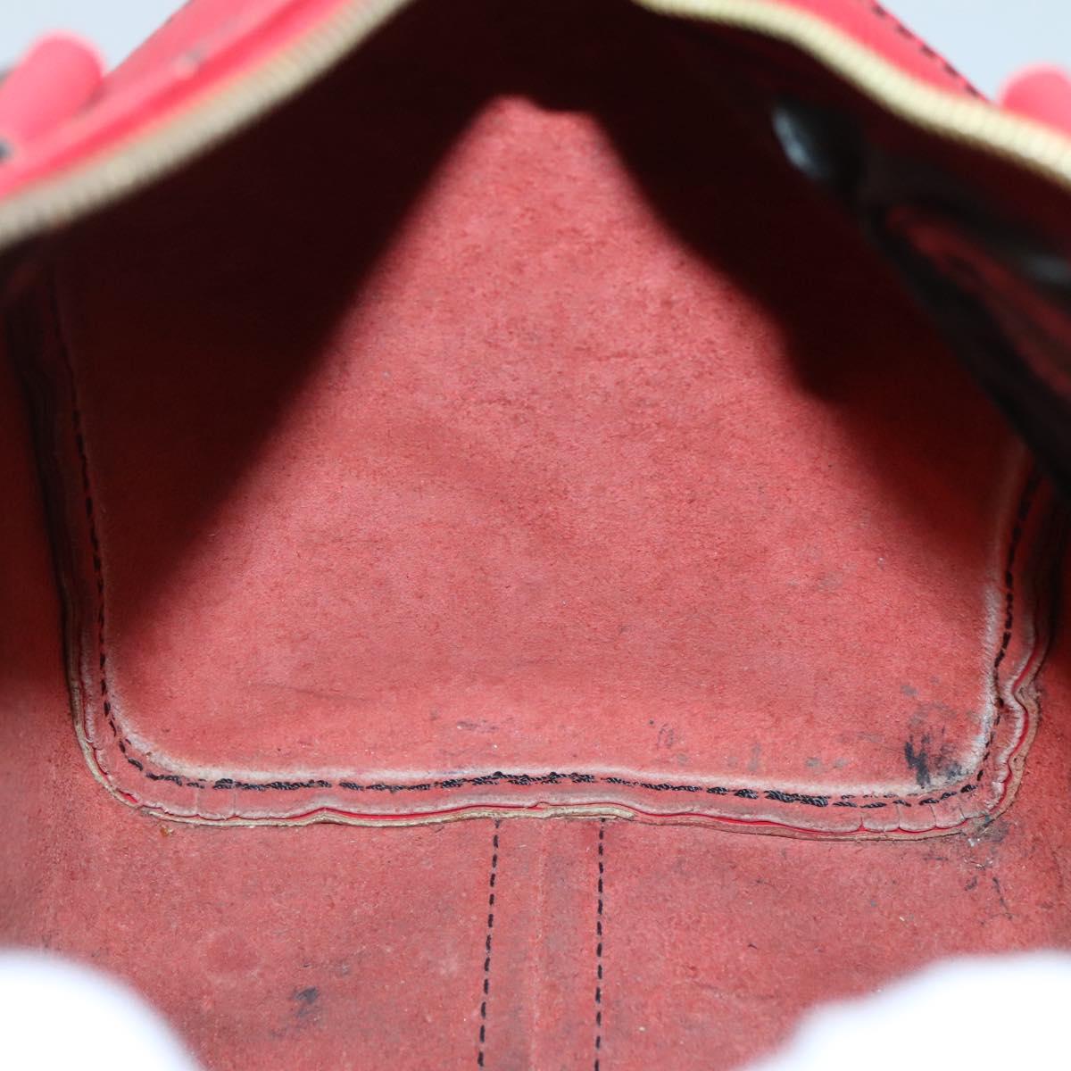LOUIS VUITTON Epi Speedy 25 Hand Bag Castilian Red M43017 LV Auth 142129