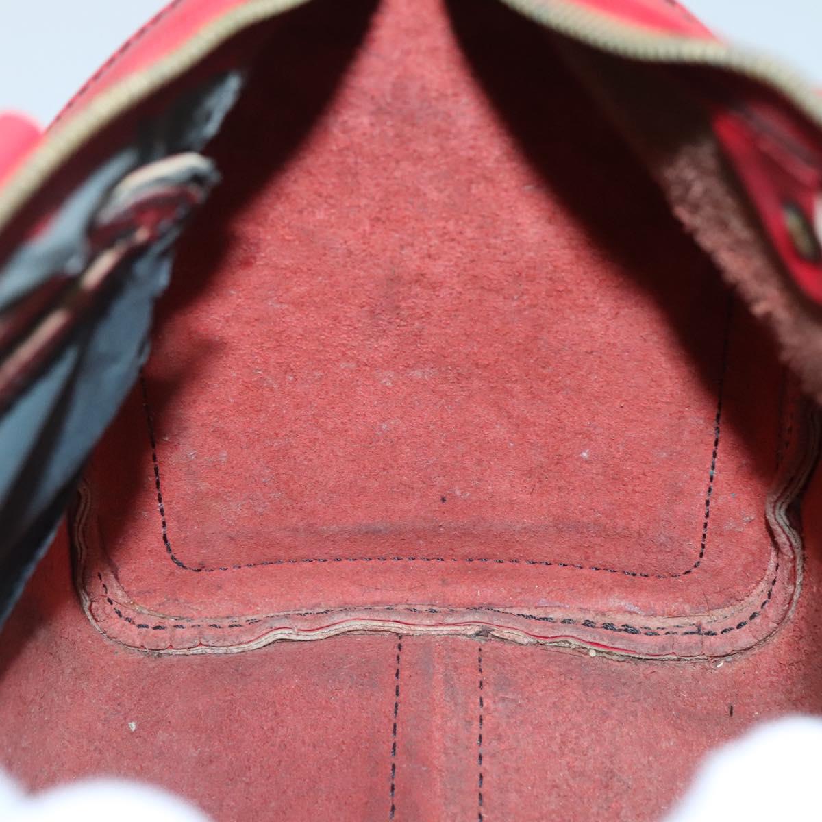 LOUIS VUITTON Epi Speedy 25 Hand Bag Castilian Red M43017 LV Auth 142129
