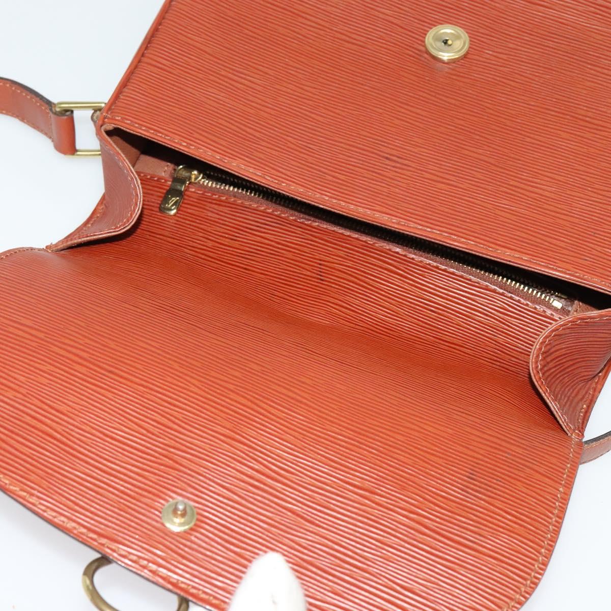LOUIS VUITTON Epi Saint Cloud GM Shoulder Bag Brown M52193 LV Auth 142130