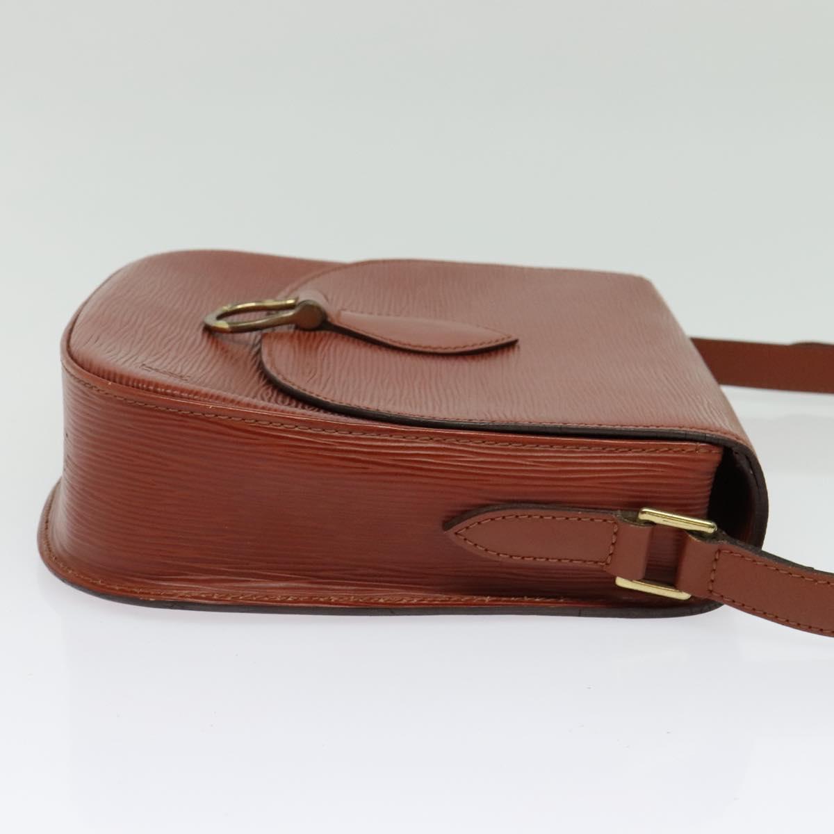 LOUIS VUITTON Epi Saint Cloud GM Shoulder Bag Brown M52193 LV Auth 142130