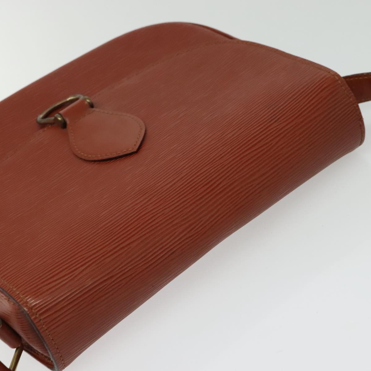 LOUIS VUITTON Epi Saint Cloud GM Shoulder Bag Brown M52193 LV Auth 142130
