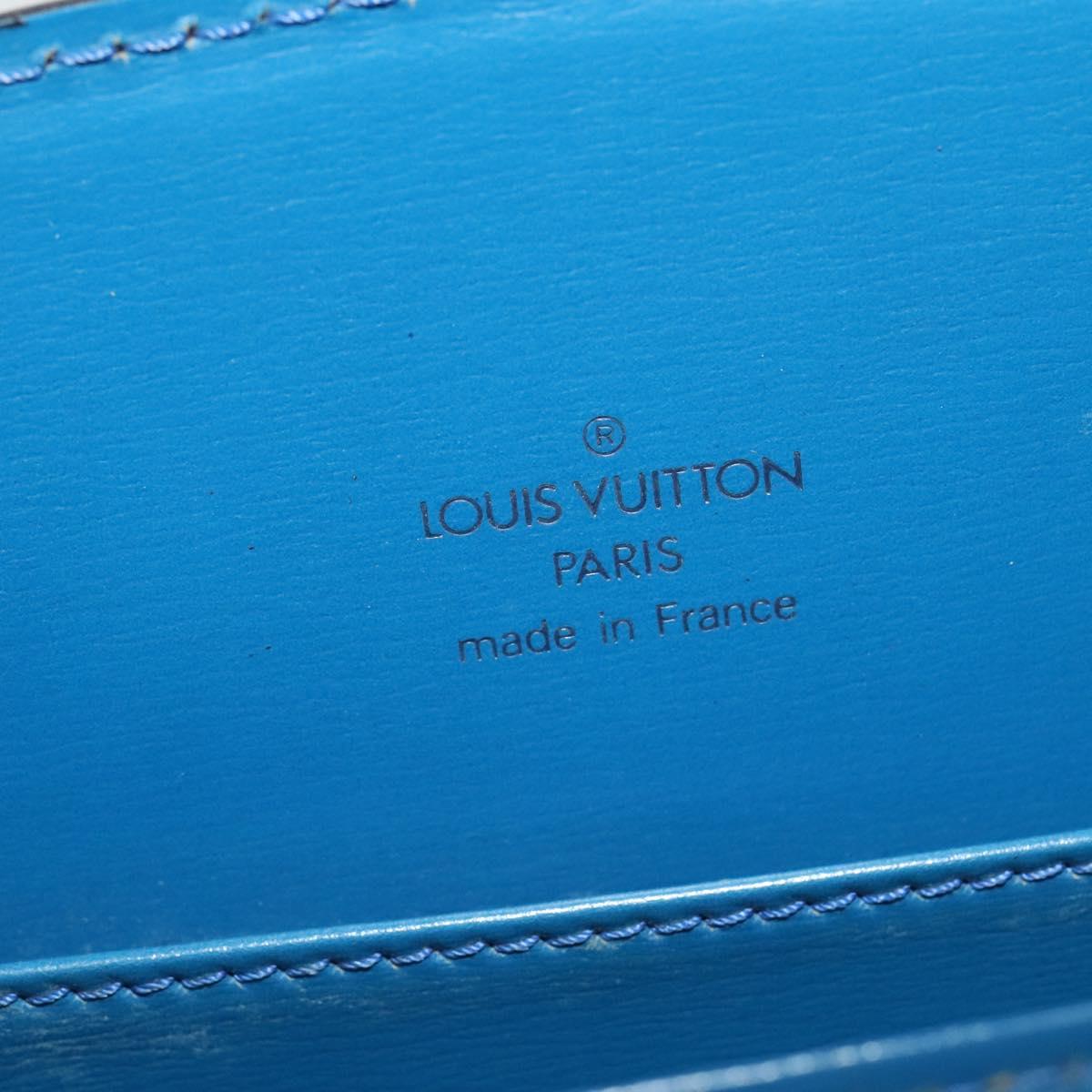 LOUIS VUITTON Epi Capuchin Shoulder Bag Blue M52345 LV Auth 142131