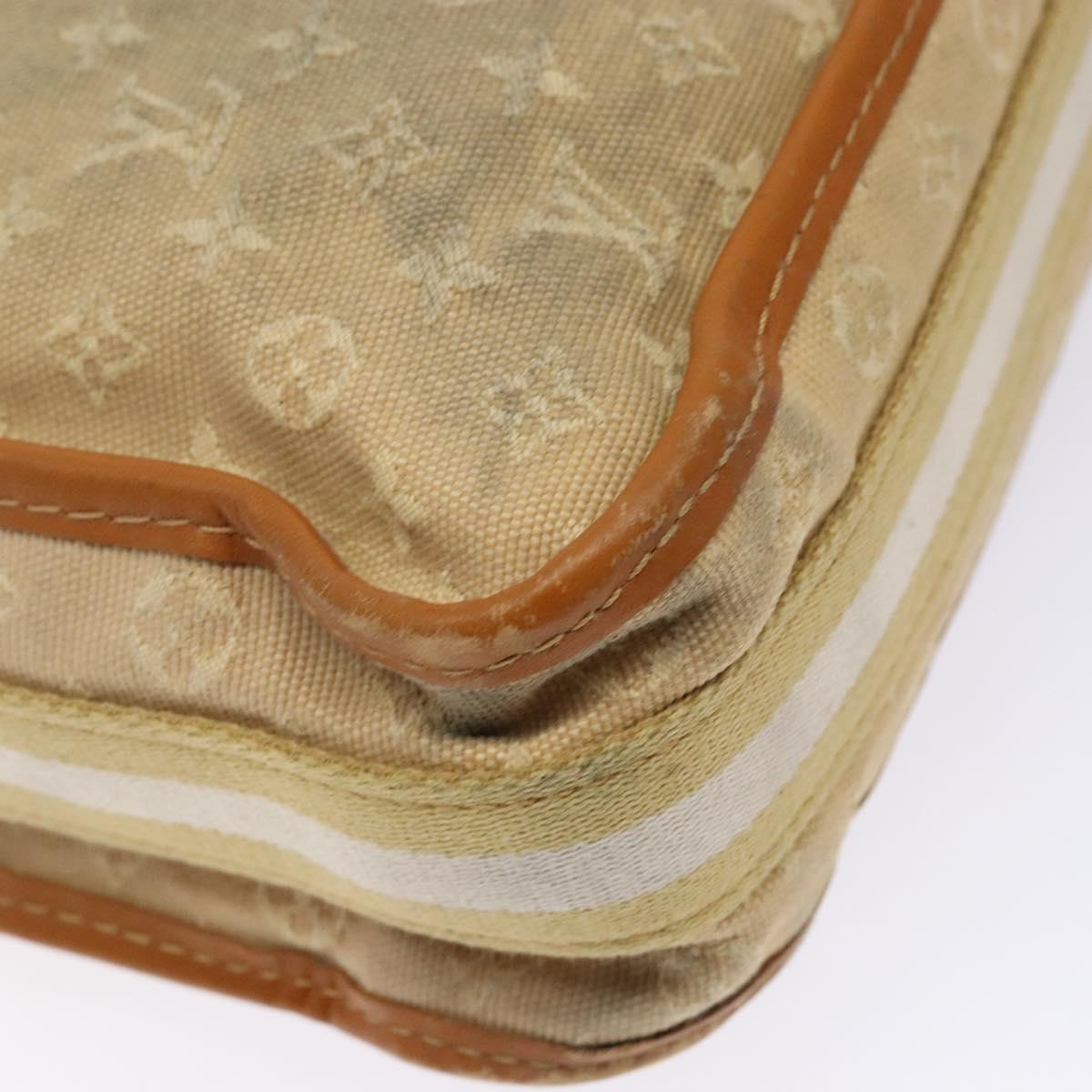 LOUIS VUITTON Monogram Mini Buzas Marie Kate Bag Beige M92323 LV Auth 142135