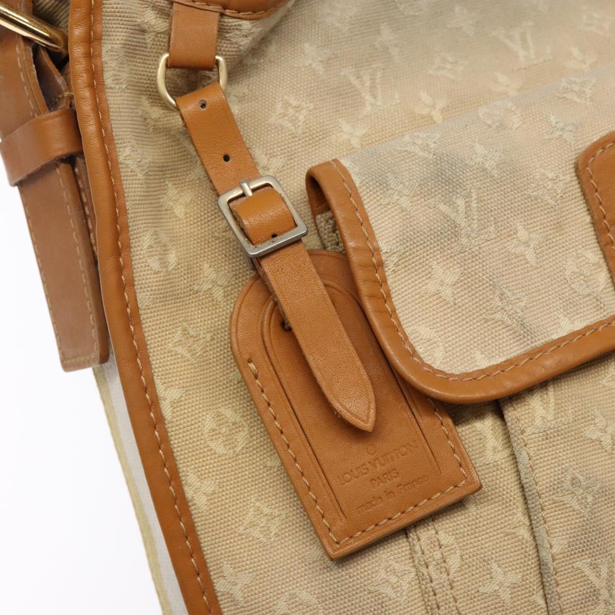 LOUIS VUITTON Monogram Mini Buzas Marie Kate Bag Beige M92323 LV Auth 142135