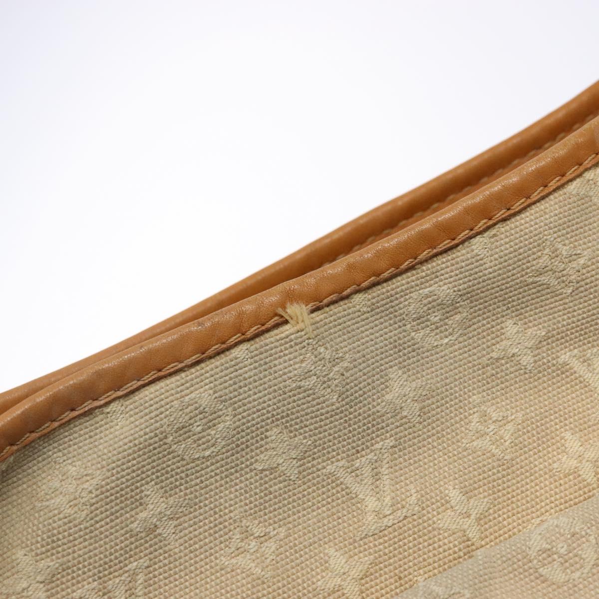 LOUIS VUITTON Monogram Mini Buzas Marie Kate Bag Beige M92323 LV Auth 142135