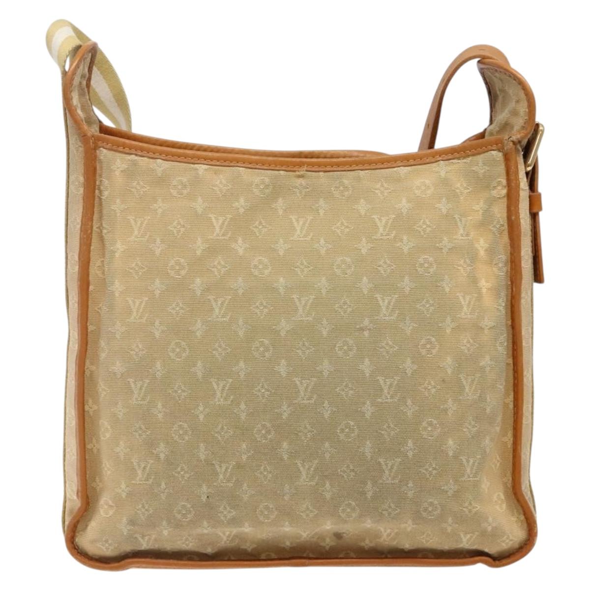 LOUIS VUITTON Monogram Mini Buzas Marie Kate Bag Beige M92323 LV Auth 142135
