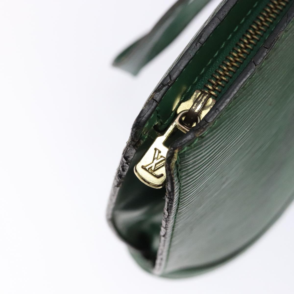 LOUIS VUITTON Epi Saint Jacques Hand Bag Green M52274 LV Auth 142146