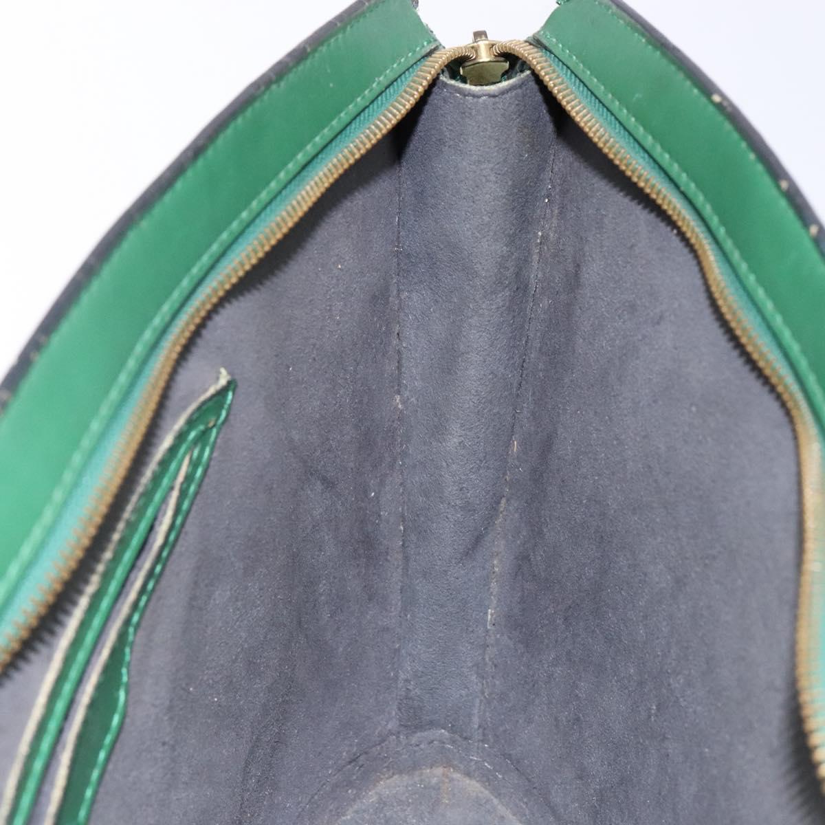 LOUIS VUITTON Epi Saint Jacques Hand Bag Green M52274 LV Auth 142146