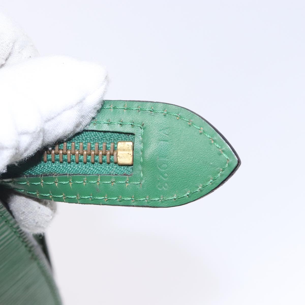 LOUIS VUITTON Epi Saint Jacques Hand Bag Green M52274 LV Auth 142146