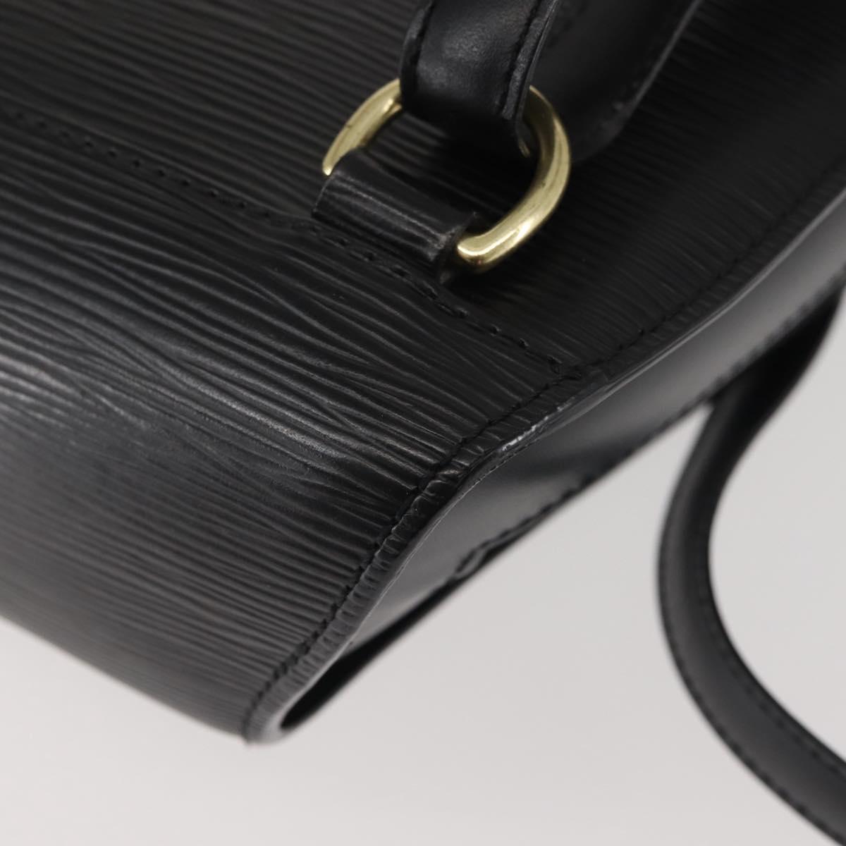LOUIS VUITTON Epi Mabillon Backpack Black M52232 LV Auth 142147