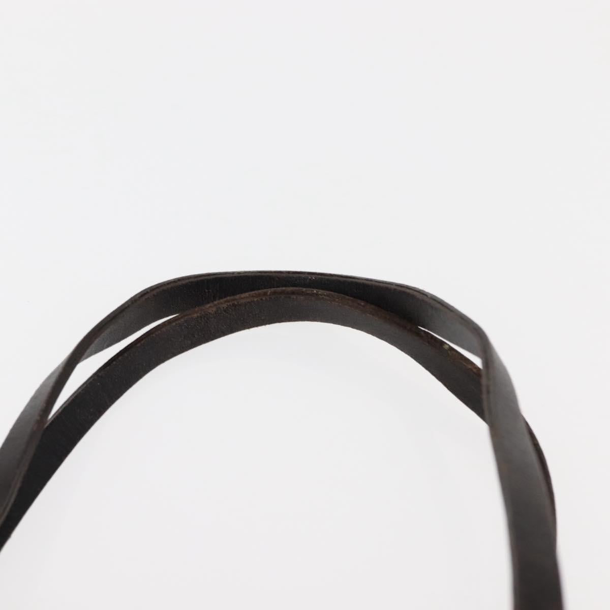 FENDI Zucchino Canvas Tote Bag Brown Auth 142159