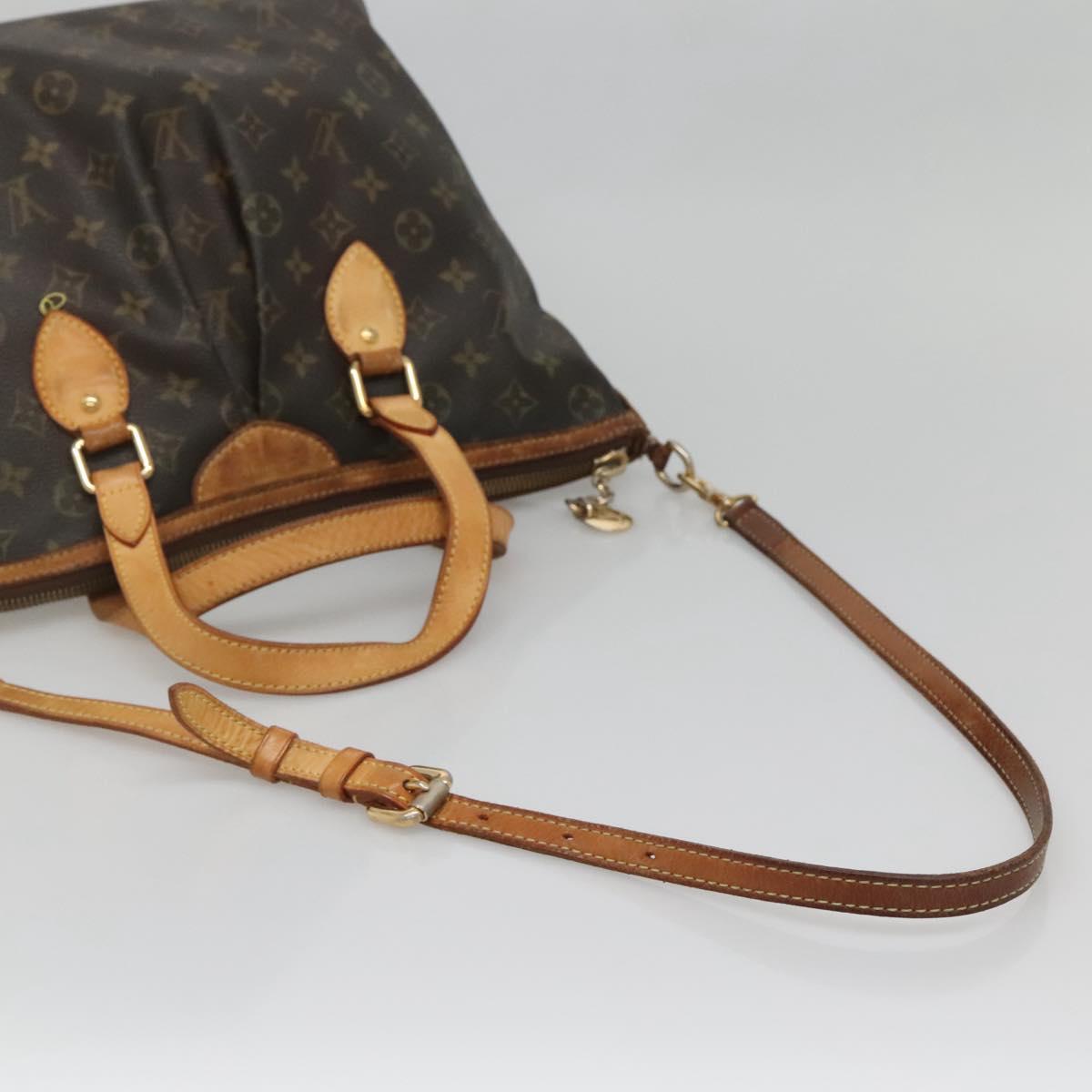 LOUIS VUITTON Monogram Palermo PM Tote Bag M40145 LV Auth 142168