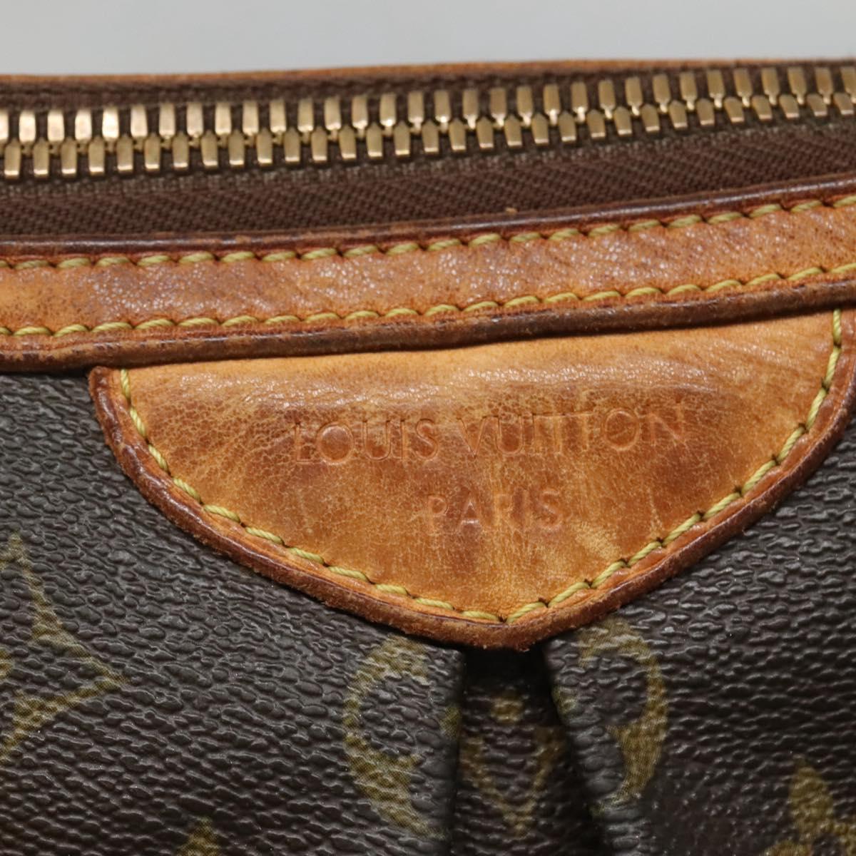 LOUIS VUITTON Monogram Palermo PM Tote Bag M40145 LV Auth 142168