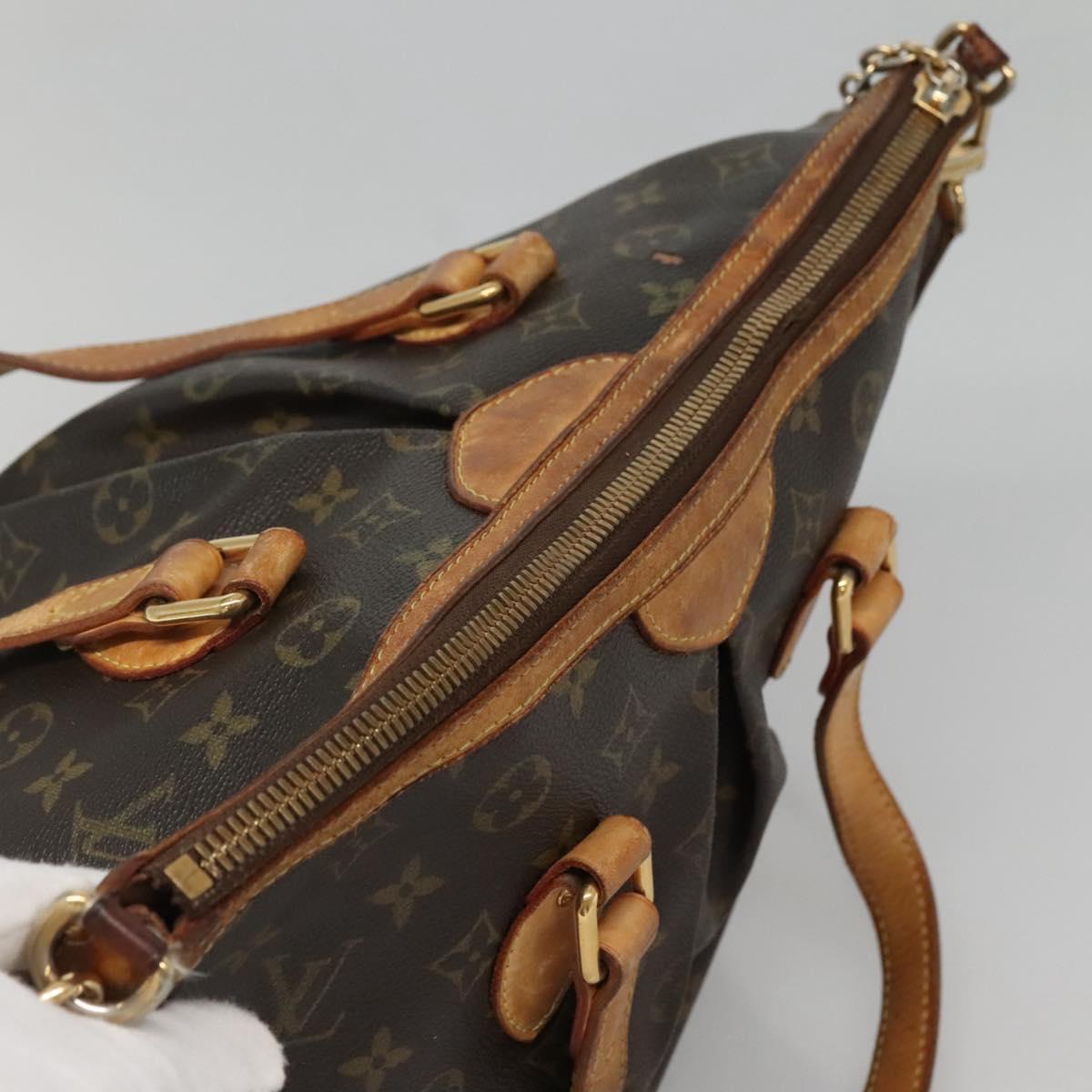 LOUIS VUITTON Monogram Palermo PM Tote Bag M40145 LV Auth 142168