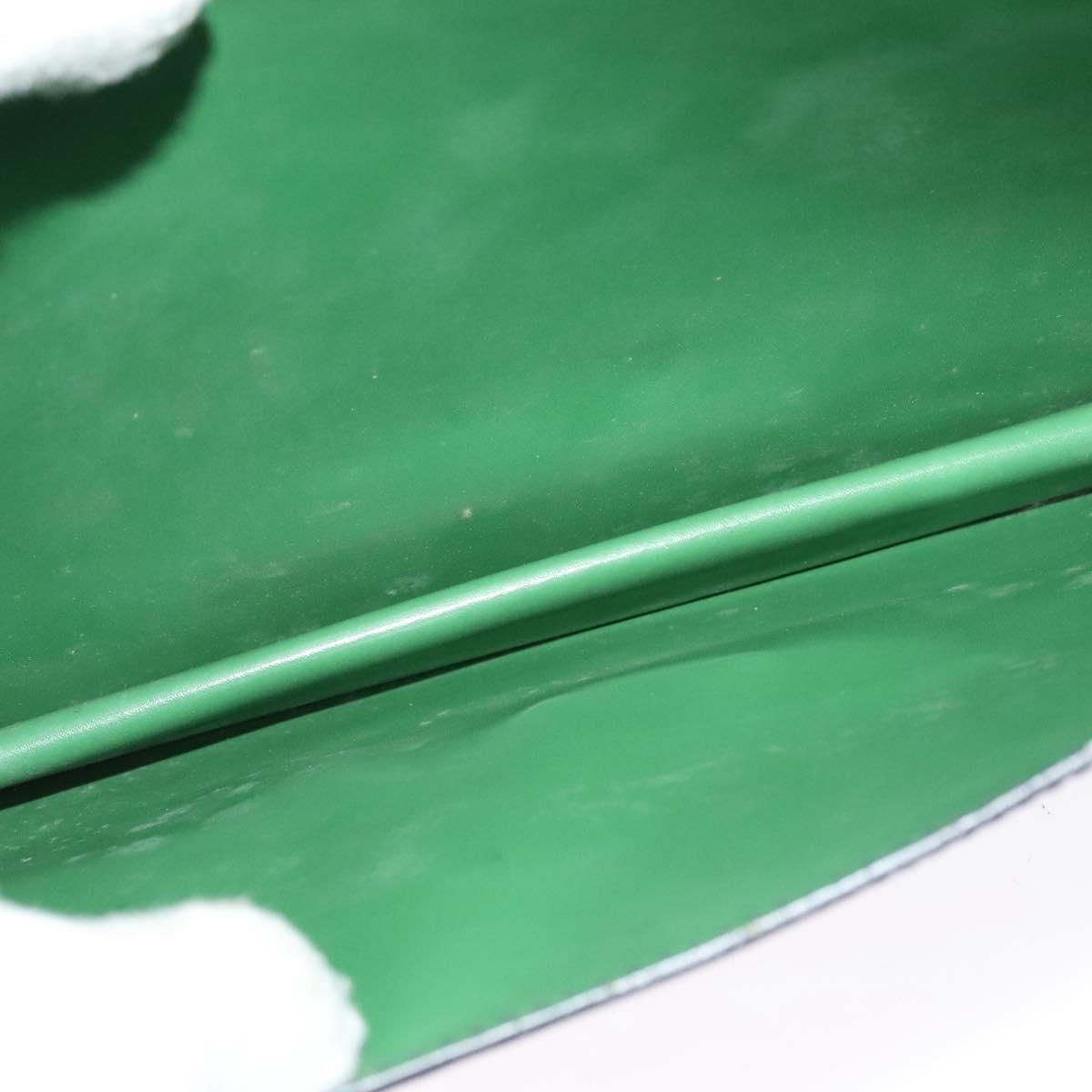 LOUIS VUITTON Epi Free Run Shoulder Bag Green Black M52414 LV Auth 142173