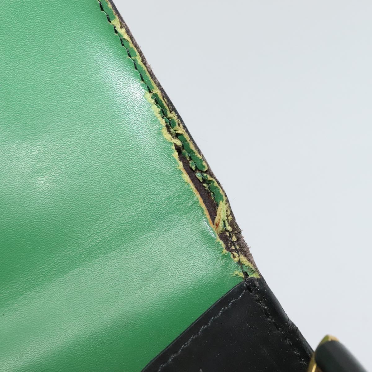 LOUIS VUITTON Epi Free Run Shoulder Bag Green Black M52414 LV Auth 142173