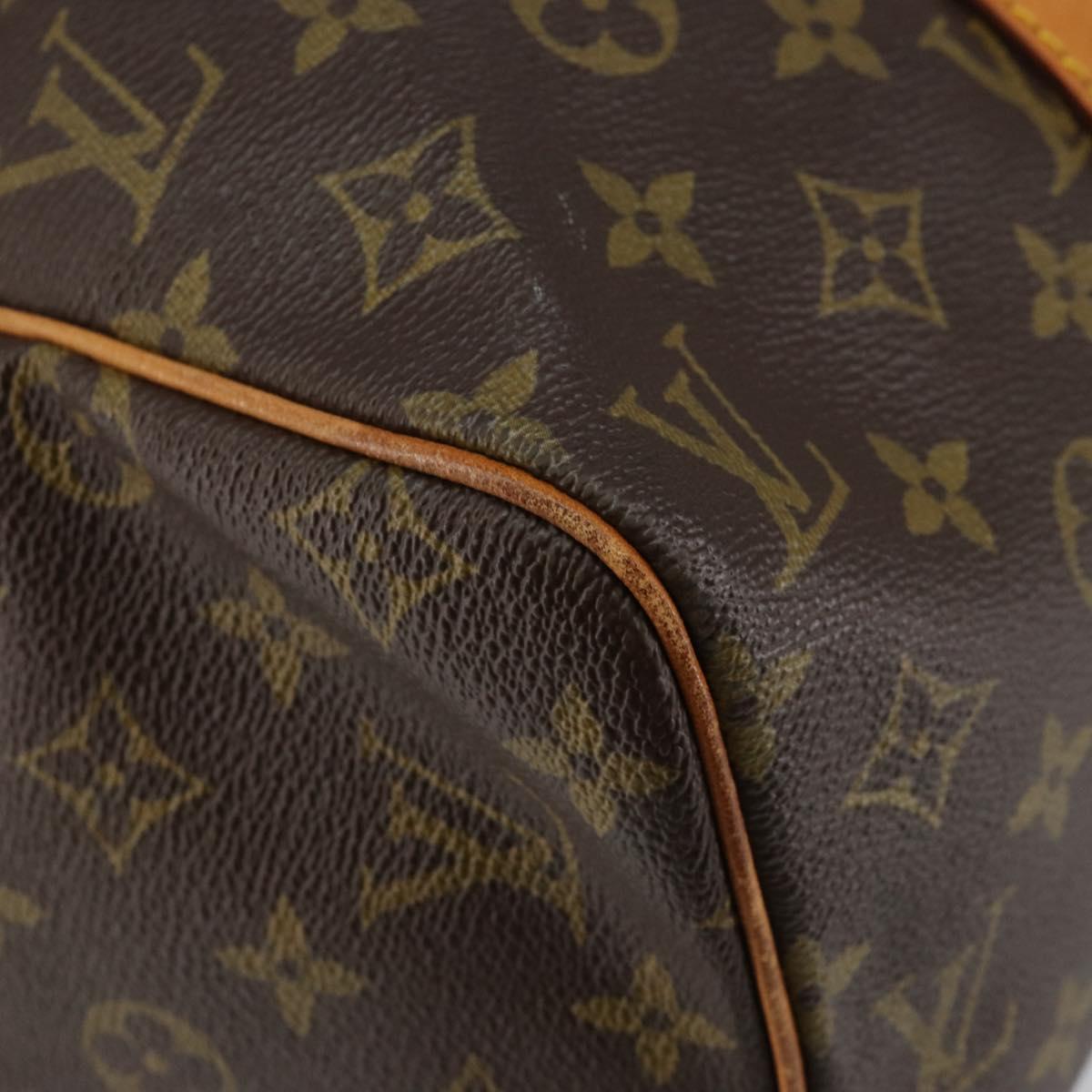 LOUIS VUITTON Monogram Sac Souple 35 Boston Bag Vintage M41626 LV Auth 142202