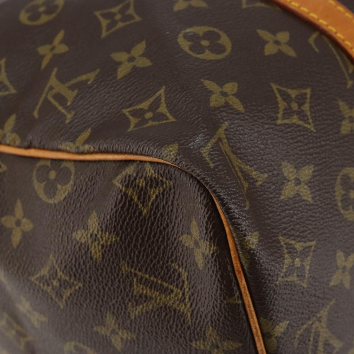 LOUIS VUITTON Monogram Sac Souple 35 Boston Bag Vintage M41626 LV Auth 142202