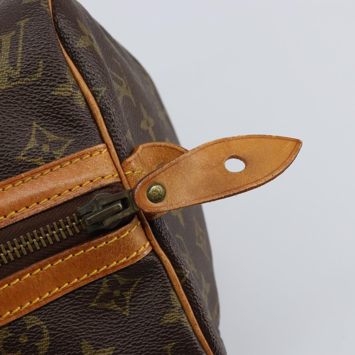 LOUIS VUITTON Monogram Sac Souple 35 Boston Bag Vintage M41626 LV Auth 142202