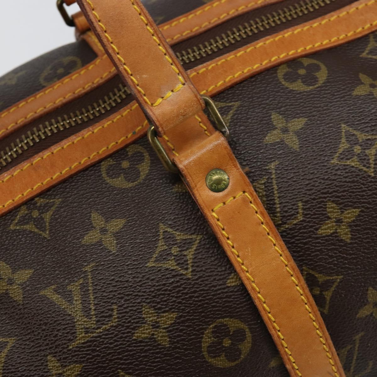 LOUIS VUITTON Monogram Sac Souple 35 Boston Bag Vintage M41626 LV Auth 142202