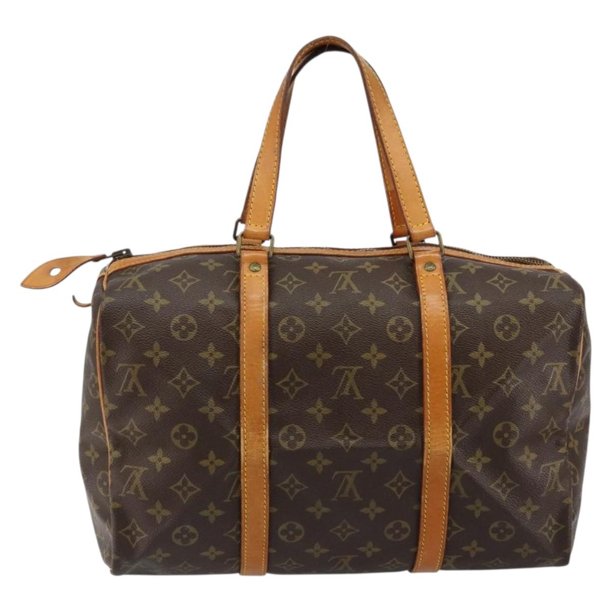 LOUIS VUITTON Monogram Sac Souple 35 Boston Bag Vintage M41626 LV Auth 142202
