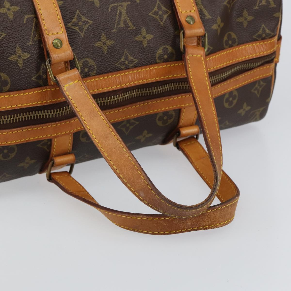 LOUIS VUITTON Monogram Sac Souple 35 Boston Bag Vintage M41626 LV Auth 142202