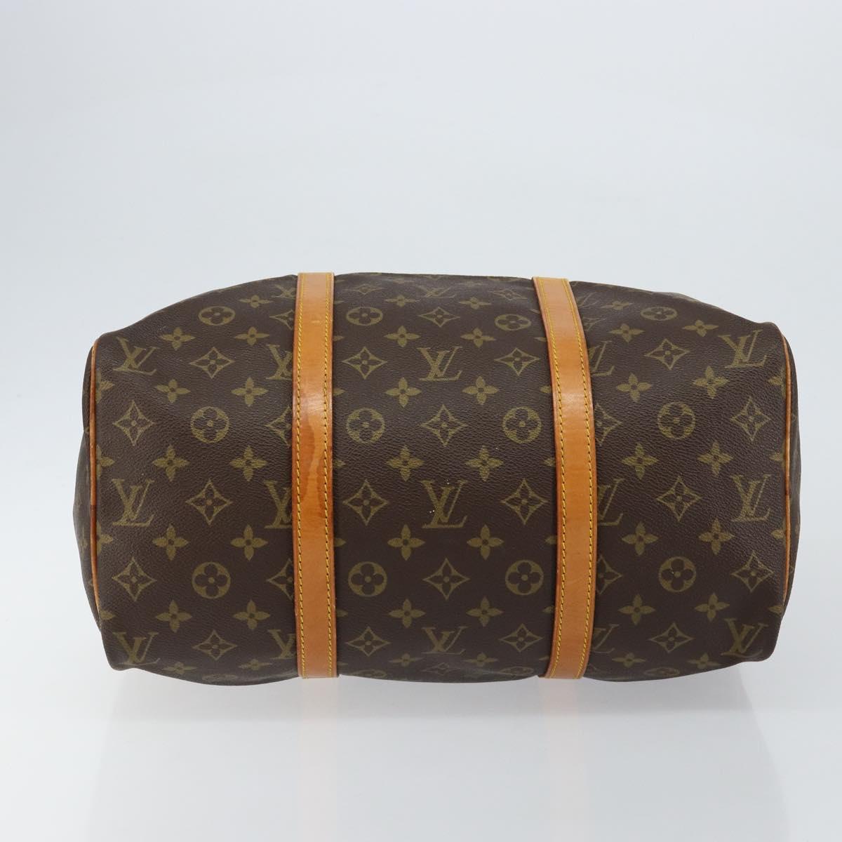 LOUIS VUITTON Monogram Sac Souple 35 Boston Bag Vintage M41626 LV Auth 142202