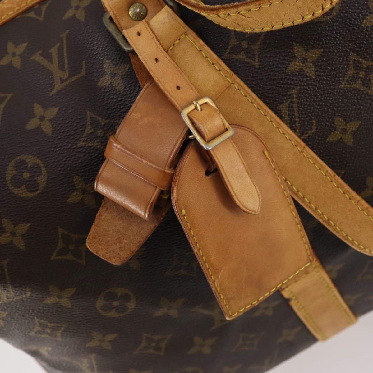 LOUIS VUITTON Monogram Sac Souple 45 Boston Bag M41624 LV Auth 142203