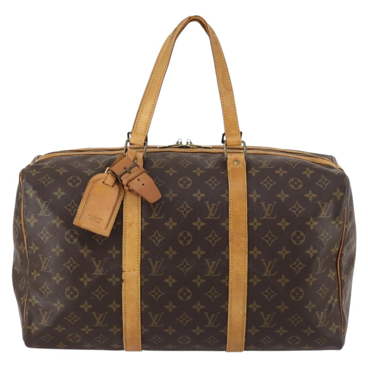 LOUIS VUITTON Monogram Sac Souple 45 Boston Bag M41624 LV Auth 142203