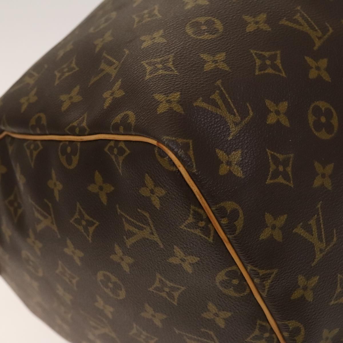 LOUIS VUITTON Monogram Keepall 55 Boston Bag M41424 LV Auth 142205